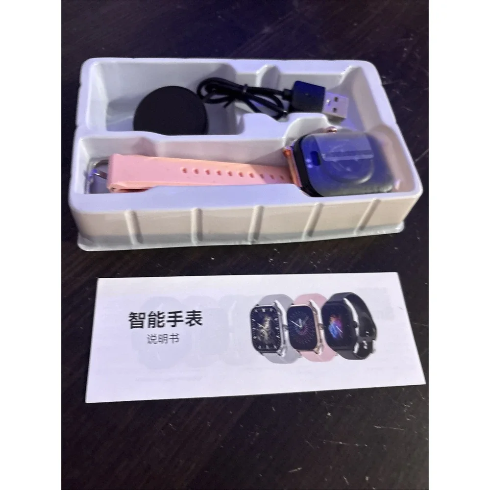 Smart Watch H9 Pro MAX 2.01-inch HD Display Bluetooth Call Message Alert Pink